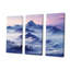 Ensemble de décorations murales Mountain Blue Peak Harmonie III-107759779-107759783