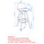 Tabouret de comptoir 26 po Hoban-1118932228