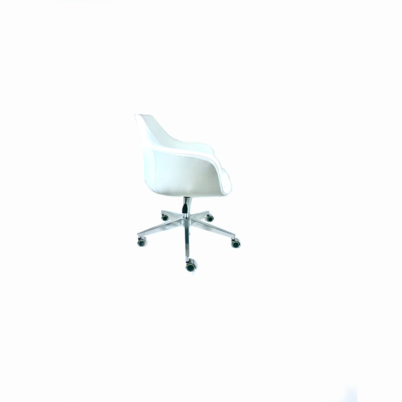 Chaise de bureau Maday, Blanc