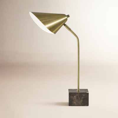 Russ Genuine Marble Desk Lamp