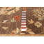 Tapis brun torsadé noué à la main 9 pi 1 po x 12 pi 1 po Chobi