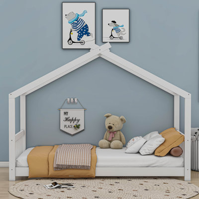 Lit plateforme avec tête de lit et pied de lit Aby House