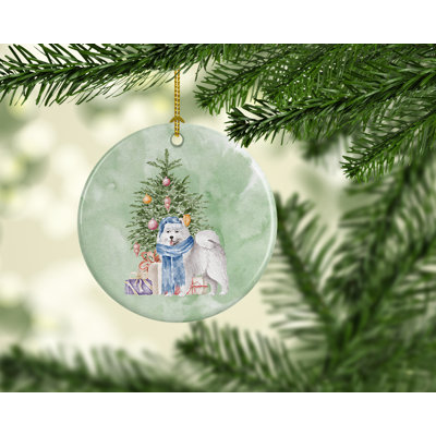 2.8'' Ceramic Hanging Figurine Ornament