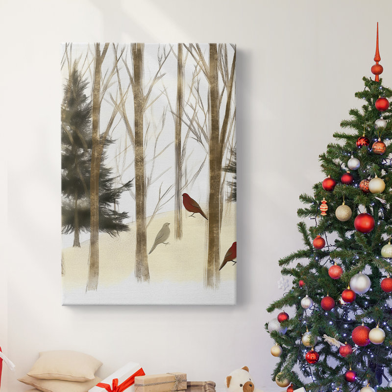 Art des Fêtes de Noël - Toile tendue avec châssis CCL XXXVII, H 27 po x l 18 po