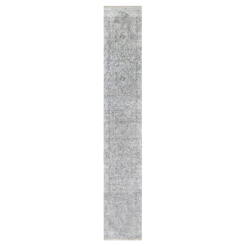 Tapis unique 2 pi 7 po x 16 pi gris
