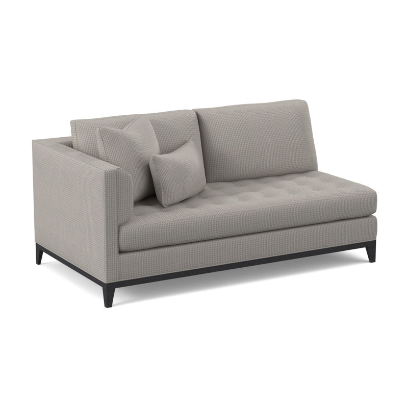 Sectional, Espresso, Venice Ivory