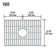 Silicone 20.75 in. x 14.875 in. Silicone Bottom Grid for 24 in. Single Bowl Kitchen Sink