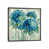 Toile encadrée de bois rustique foncé