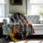 Cubist Fauna - 1 Piece Premium Sherpa Blanket-99458028