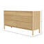 Commode 6 tiroirs Lylis, chêne clair