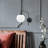 Modern Industrial Wall Lamp, Black & White Metal Body, 5.9 x 12.6 x 12.6 inches | Fits E14 Bulb (Max 40W), IP20 Rated | Stylish Scandinavian Design for Home Decor & Novelty Lighting | Bulb Not Included-892679272-927470773