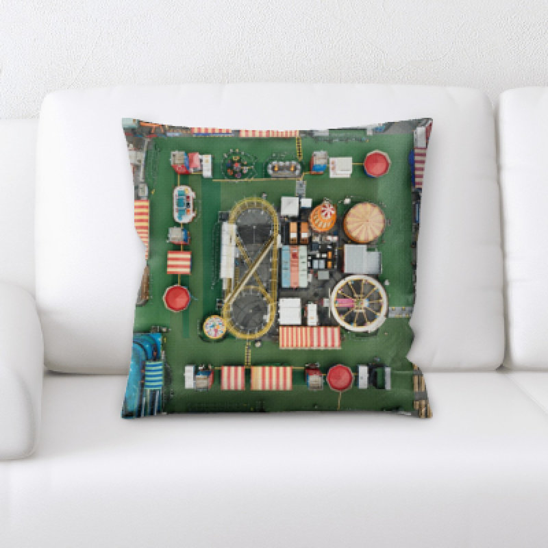 Microsuede Reversible Throw Pillow