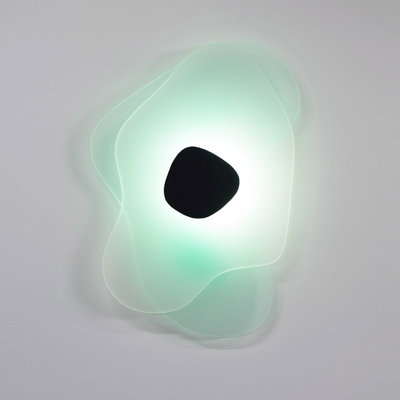 Aurora Aluminum LED Flush Mounted Sconce