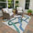Machine Washable Indoor/Outdoor Lanning ACN2394 Abstract Rug-408547504