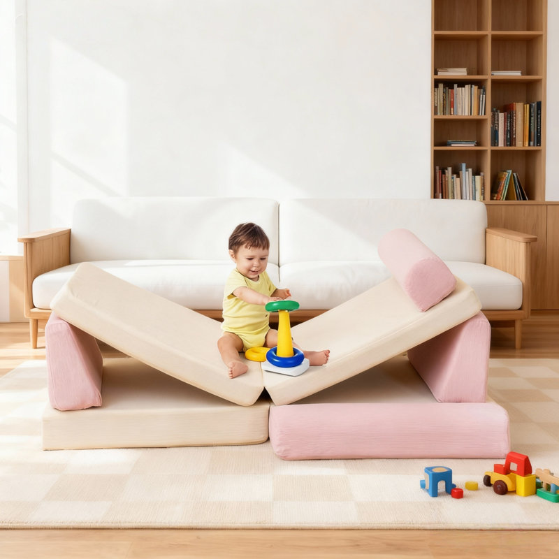 Boneless Compression Bedroom And Playroom Furniture, Modular Play Couch, Sofa That Inspires Creativity For Playroom Bedroom Living Rooms