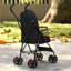 Foldable Dog Stroller with Mesh Windows for Mini Dogs-124409026