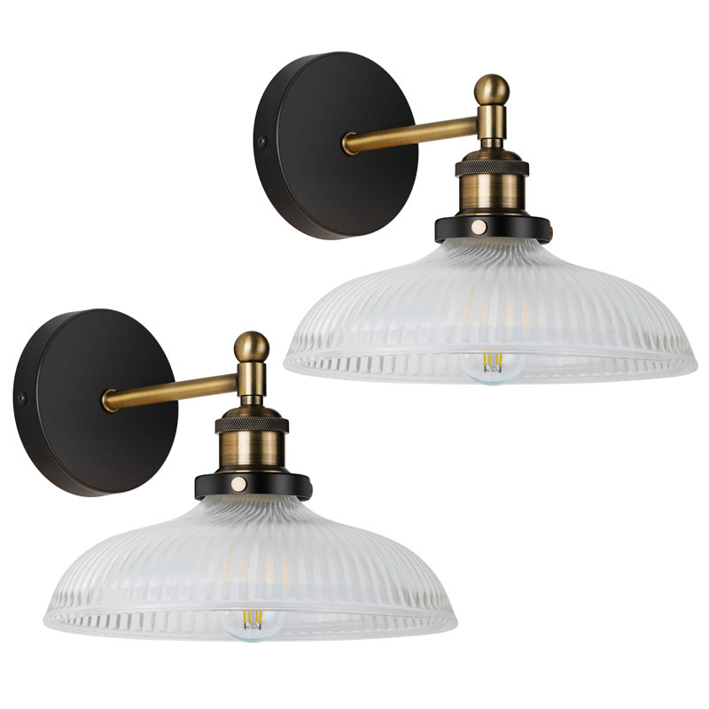 2 Light Dimmable Wall Sconces