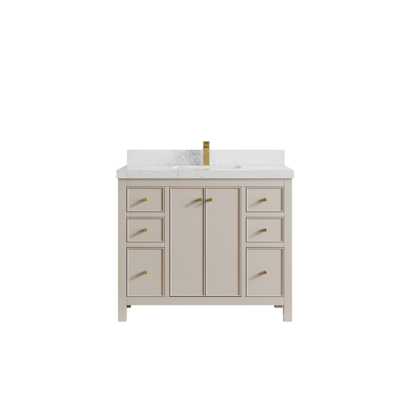 Meuble-lavabo simple 42 po avec plateau Chicago, Empira