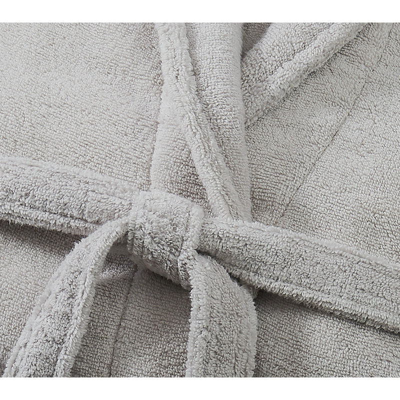 Borghese Roma Luxe Cotton Zero Twist Bath Robe in Small/Medium in Gift Box
