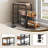 3-Tier Pull Out Spice Rack Organizer for Countertop, Narrow Kitchen Countertop Storage Shelf with 2 Drawers
