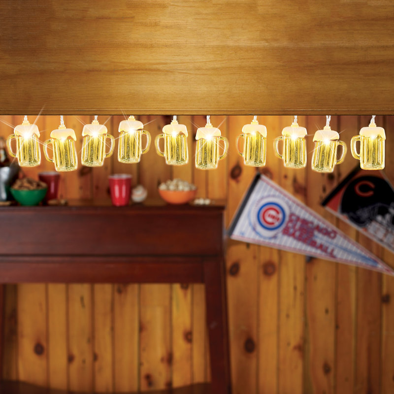 Padraig Outdoor 10 - Bulb 10'' Battery Powered LED String Light