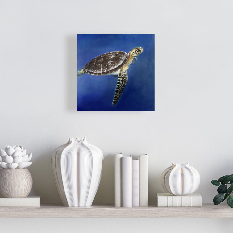 Begin Edition International Inc. Turtle In The Ocean On Canvas Painting ...