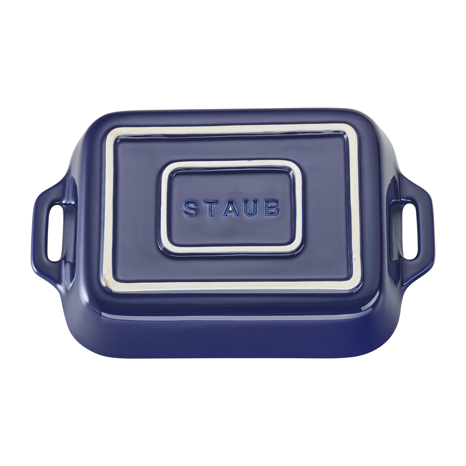 Staub Ceramic 6-inch Rectangular Baking Dish, Dark Blue