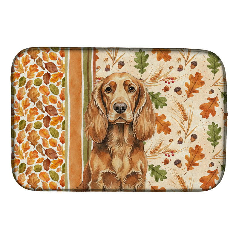 Tapis de séchage d'automne Sussex Spaniel Heirloom