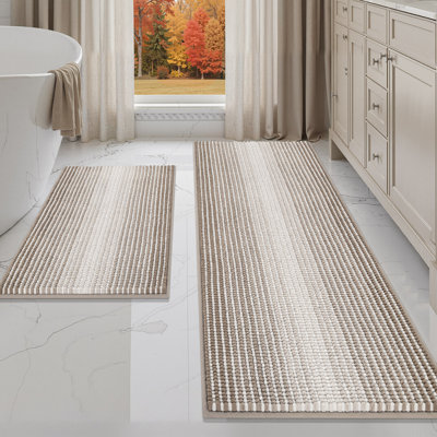 Soft Shaggy Absorbent Non-Slip Bath Mat