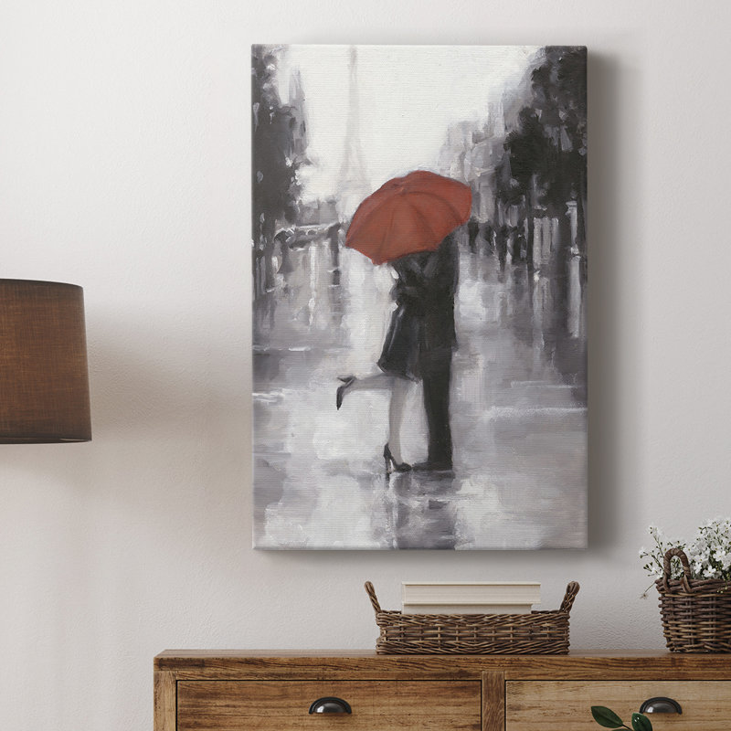 Caught in the Rain -Gallery Wrapped Cavas, 60" H x 40" W