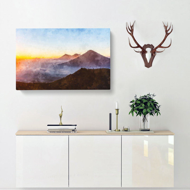 Over The Volcano In Guatemala - Wrapped Canvas, 50cm H x 76cm W x 3cm D