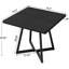 Table de salle à manger industrielle pour espaces de vie polyvalents