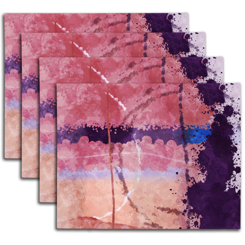 Napperon abstrait en polyester