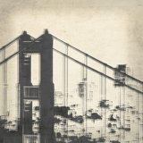 Old Golden Gate Bridge Print by Isabella Burton