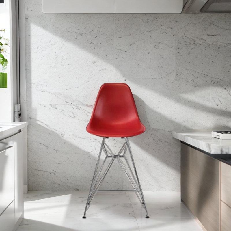 Tabouret Hexham 27 po, Rouge