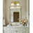Vintage Bathroom Vanity Light Fixture with Frosted Glass Shade and Crystal Accent, Wall Sconce Lighting-688148298-685883778-685883779