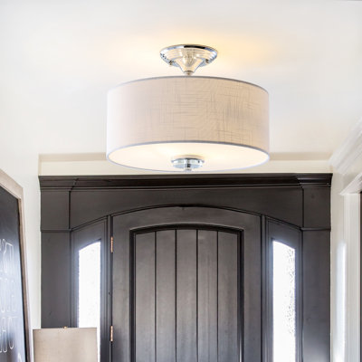 Winterton Fabric Semi Flush Mount