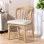 Chaises de salle à manger en bois robuste, sièges rembourrés modernes pour la cuisine Windsor