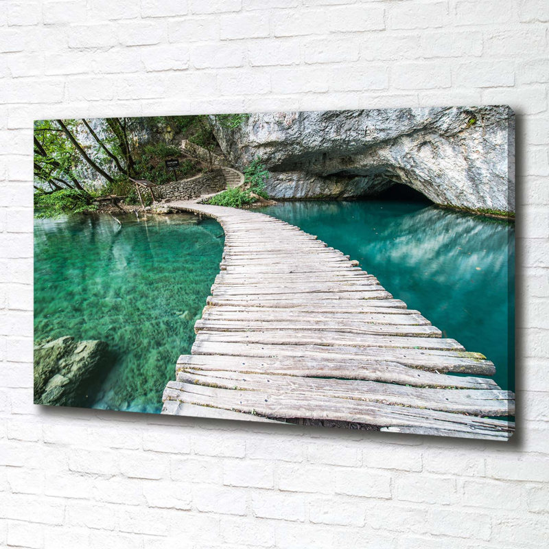 Plitvice Lakes - Wrapped Canvas Print