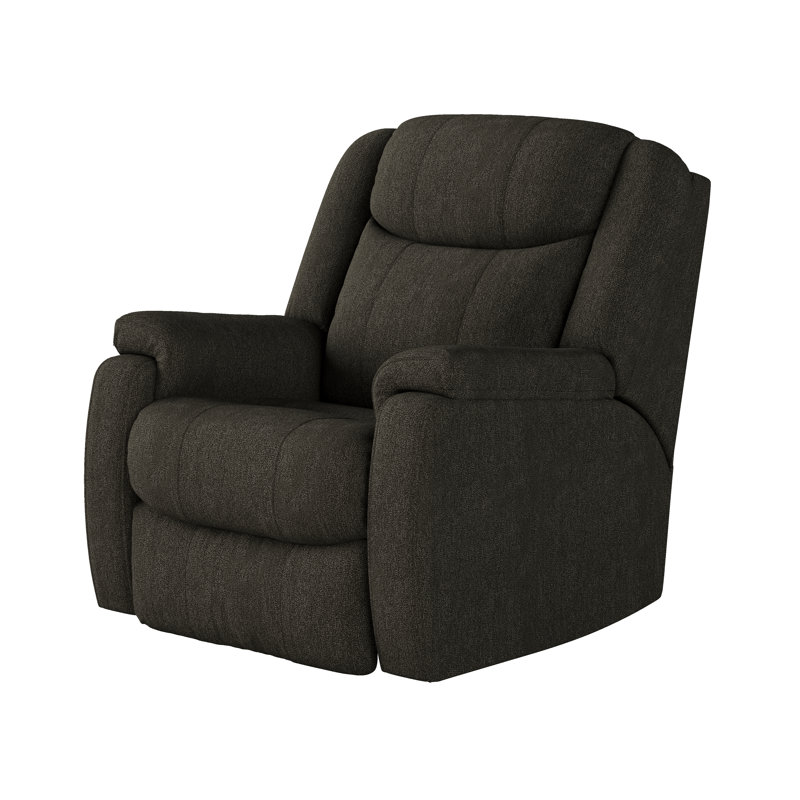 Hercules Dual Power Wall Recliner, Dark Brown Chenille