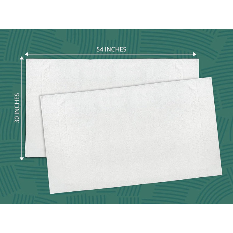 Cotton Bath Towel, White