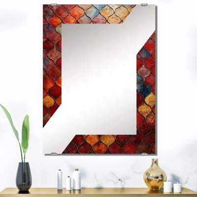Damarkus - Abstract Tile Decorative Wall Mirror MIR136401