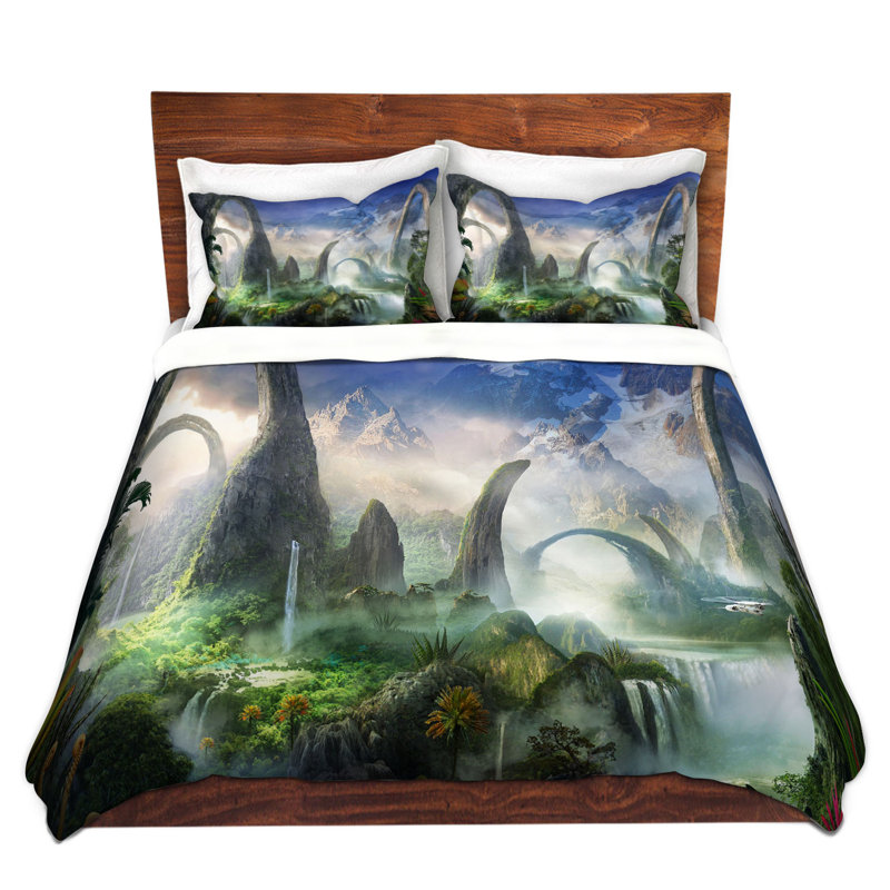 Ensemble de housse de couette pour grand lit DiaNoche en microfibre par Philip Straub - Great North Road