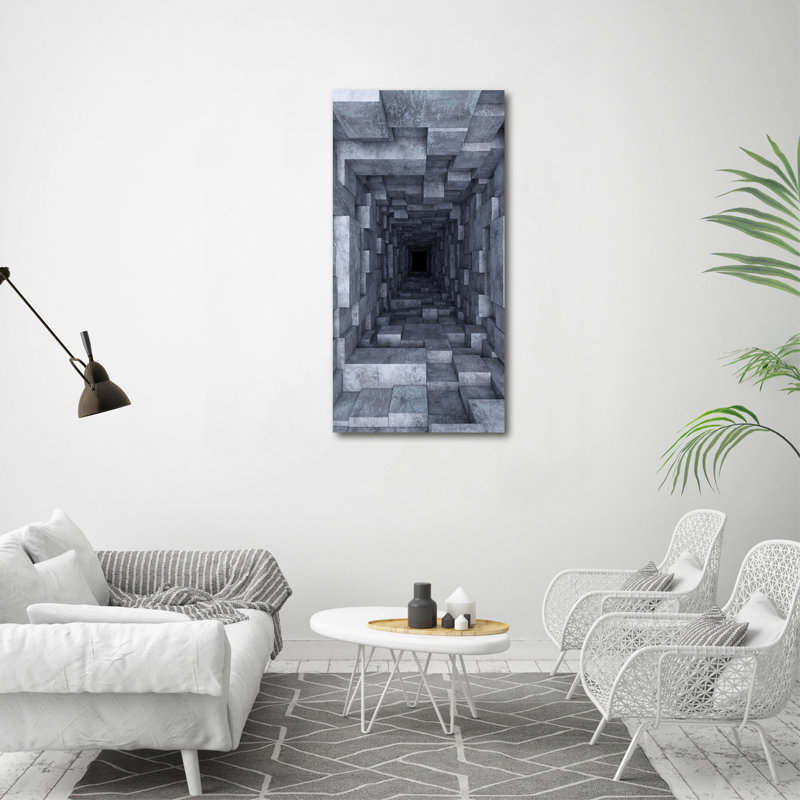 Gainesville Tunnel - Wrapped Canvas Print
