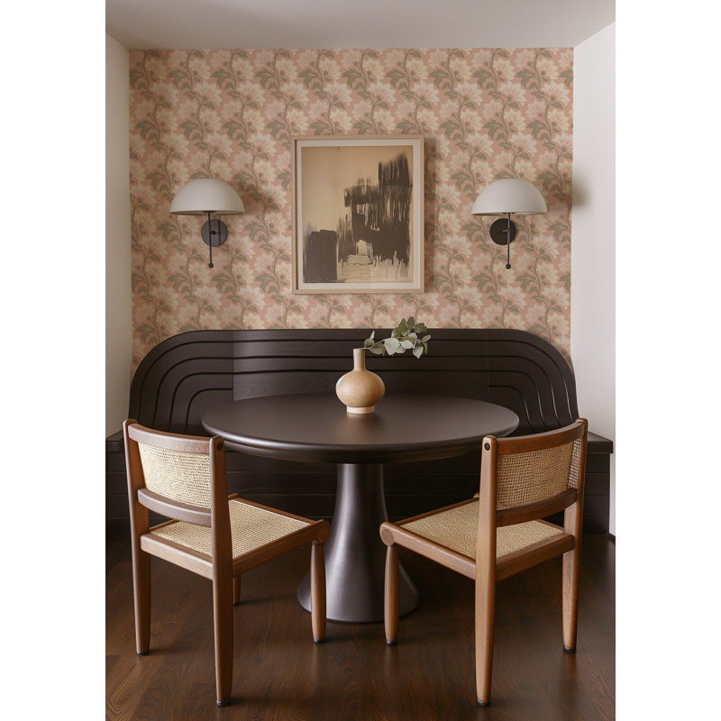 Wildflower - Dusty Bloom Pink Floral Wallpaper