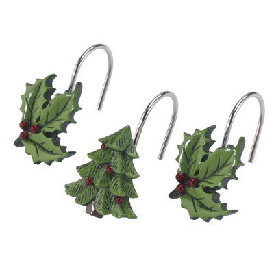 12 Piece Shower Hook Set