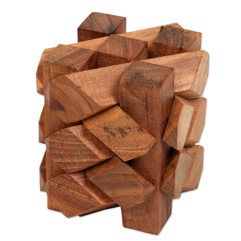 Sculpture puzzle teck bizarre Travers