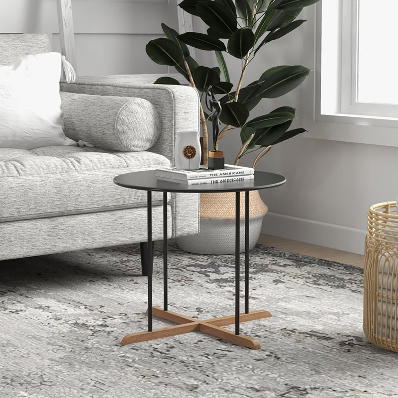 Table d'appoint Binaire avec base en croix