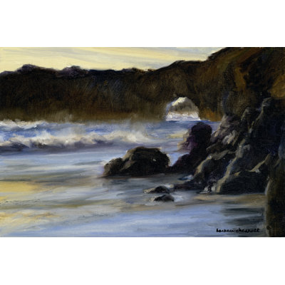 Sunset On Santa Cruz - Wrapped Canvas Painting