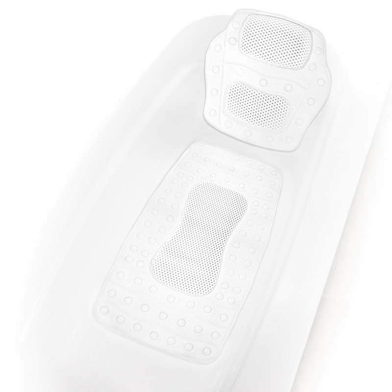 Tapis de bain et oreiller